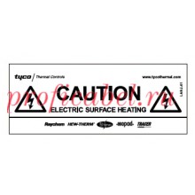 LAB-ETL-R (574738-000) Этикетка "Электрообогрев" Warning labels